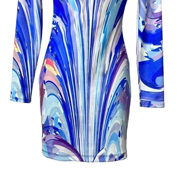 Bebe Watercolor Swirl Bodycon Dress - Picture 3 of 14